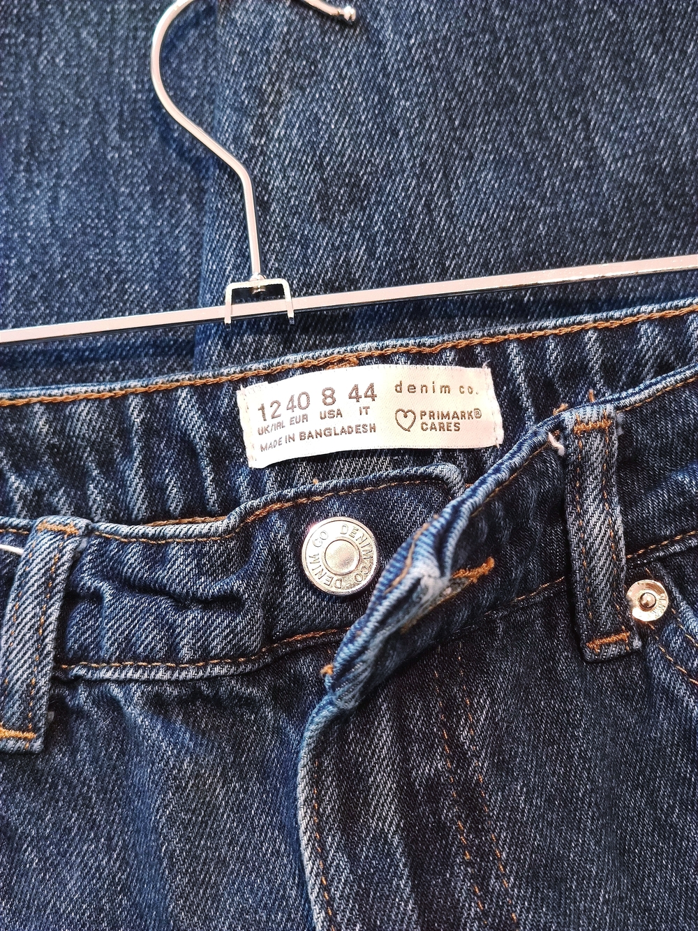 Denim&Co Dark Blue High-Rise Womens Jeans